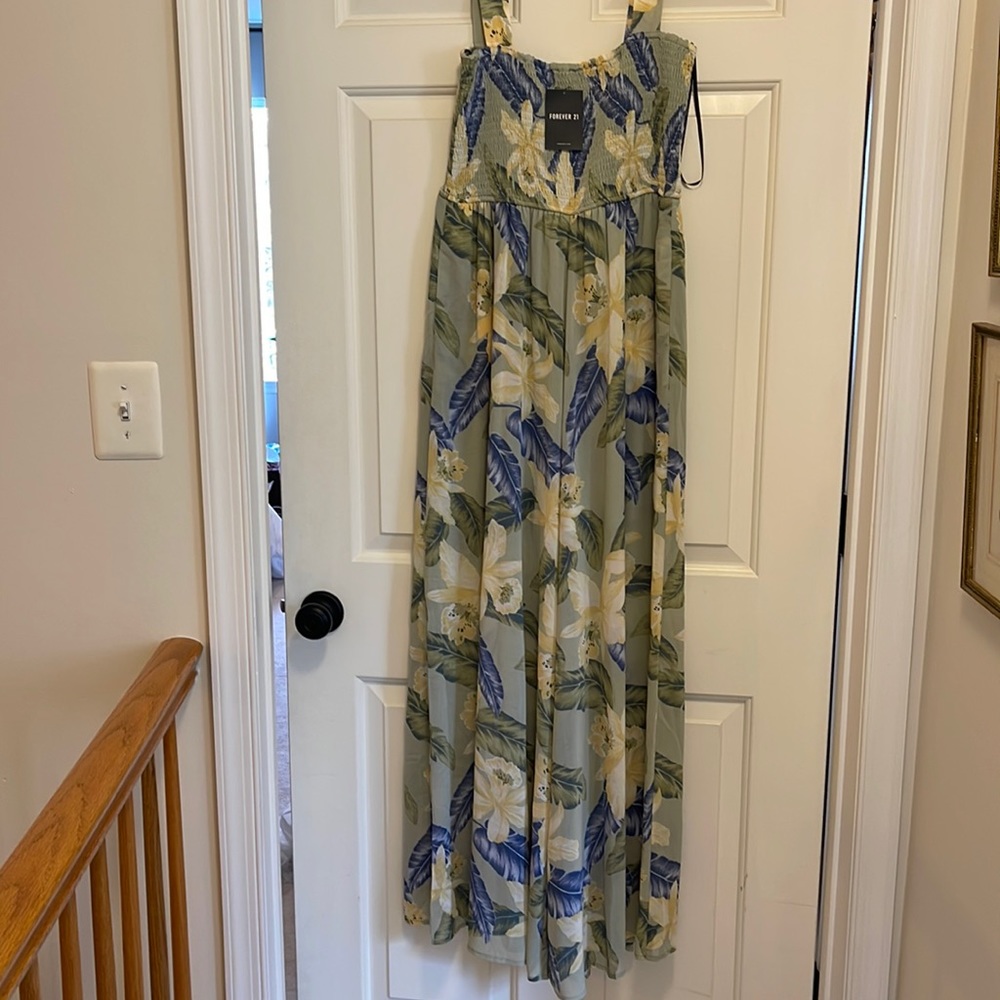 Brand new tropical print jumpsuit
